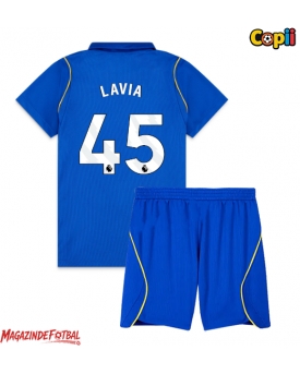 Chelsea Romeo Lavia #45 Echipament de Fotbal Replică 2026-27 Copii Acasa (+ Șorturi)